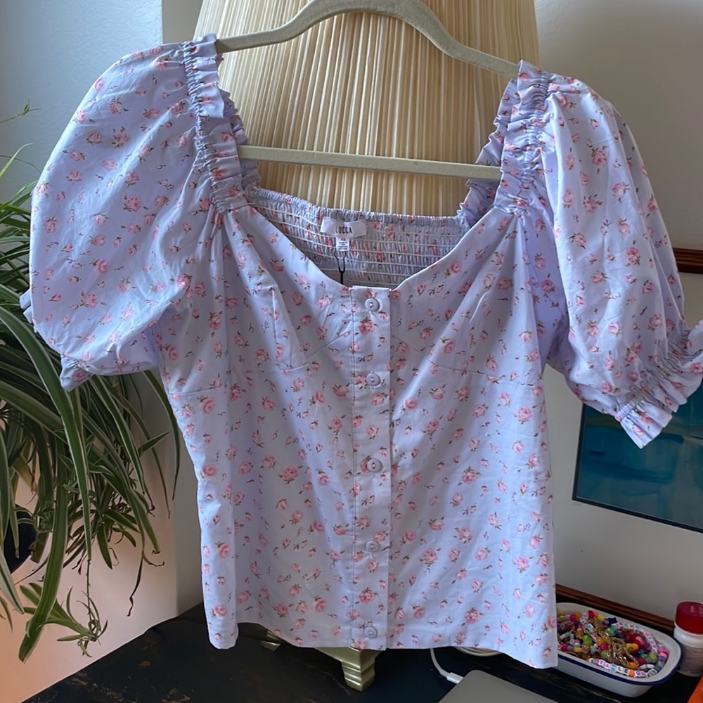 Lucca xs floral top